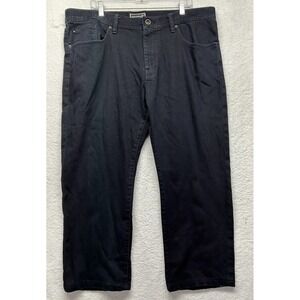 Travis Mathew Mens Size 40 Dark Blue Black Straight Leg Denim Jeans (J2)